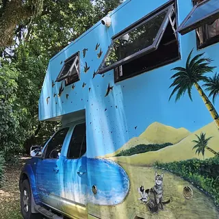 Nuestro motorhome Ceo Azul en la ruta