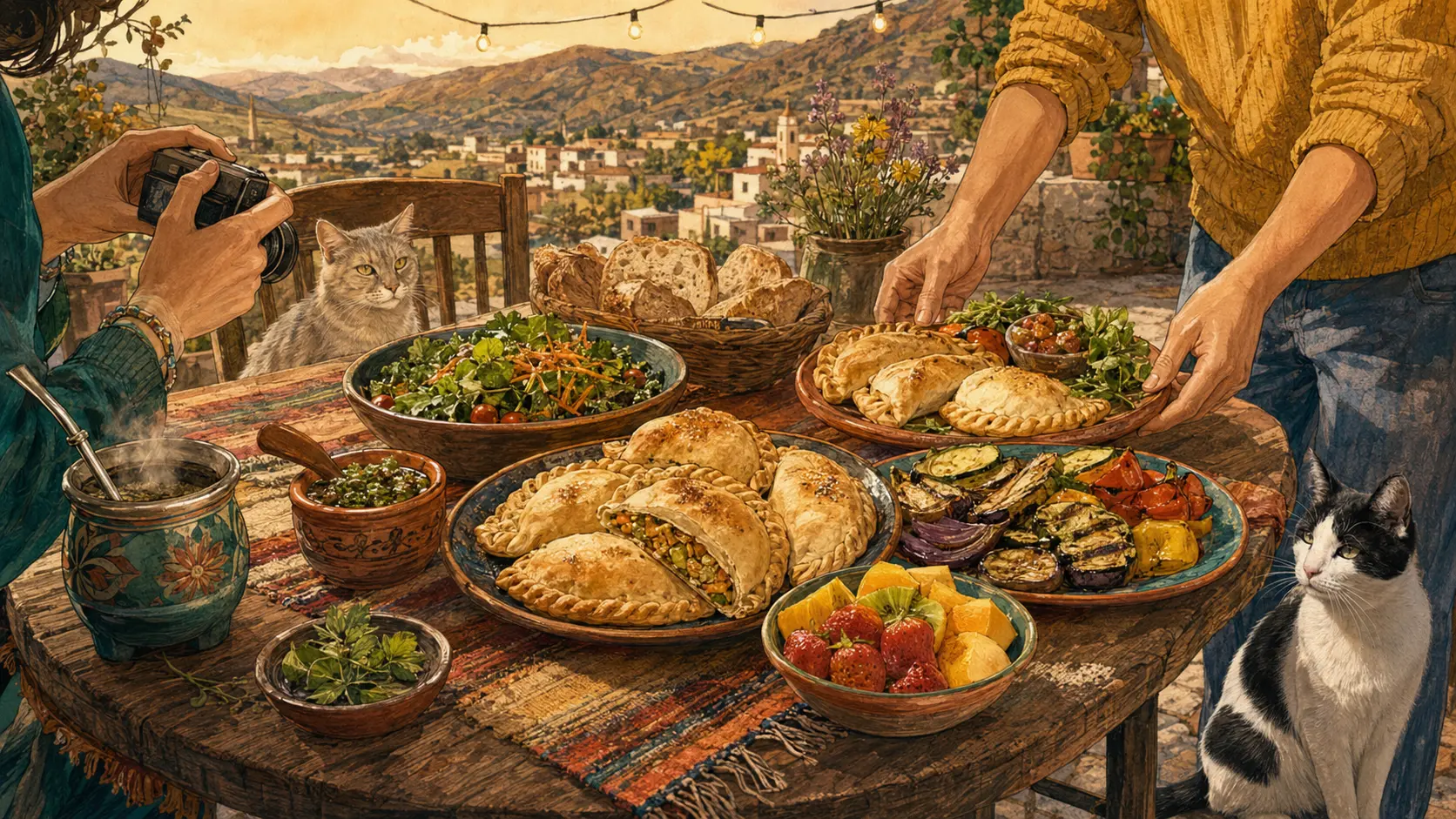 Gastronomía: ilustración de la propuesta